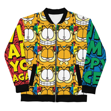 Garfield Color Block Bomber Jacket - Paramount Shop