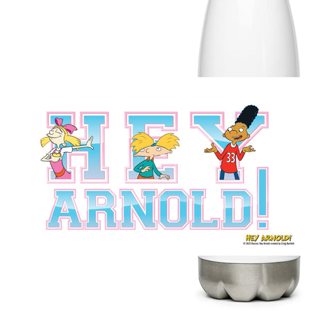 Hey Arnold! Varsity Stainless Steel Water Bottle - Paramount Shop