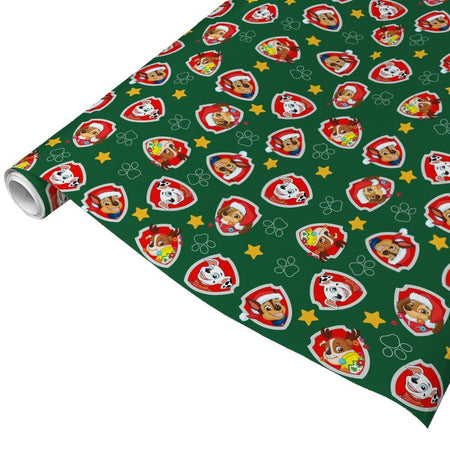 Paw Patrol Christmas Wrapping Paper - Paramount Shop