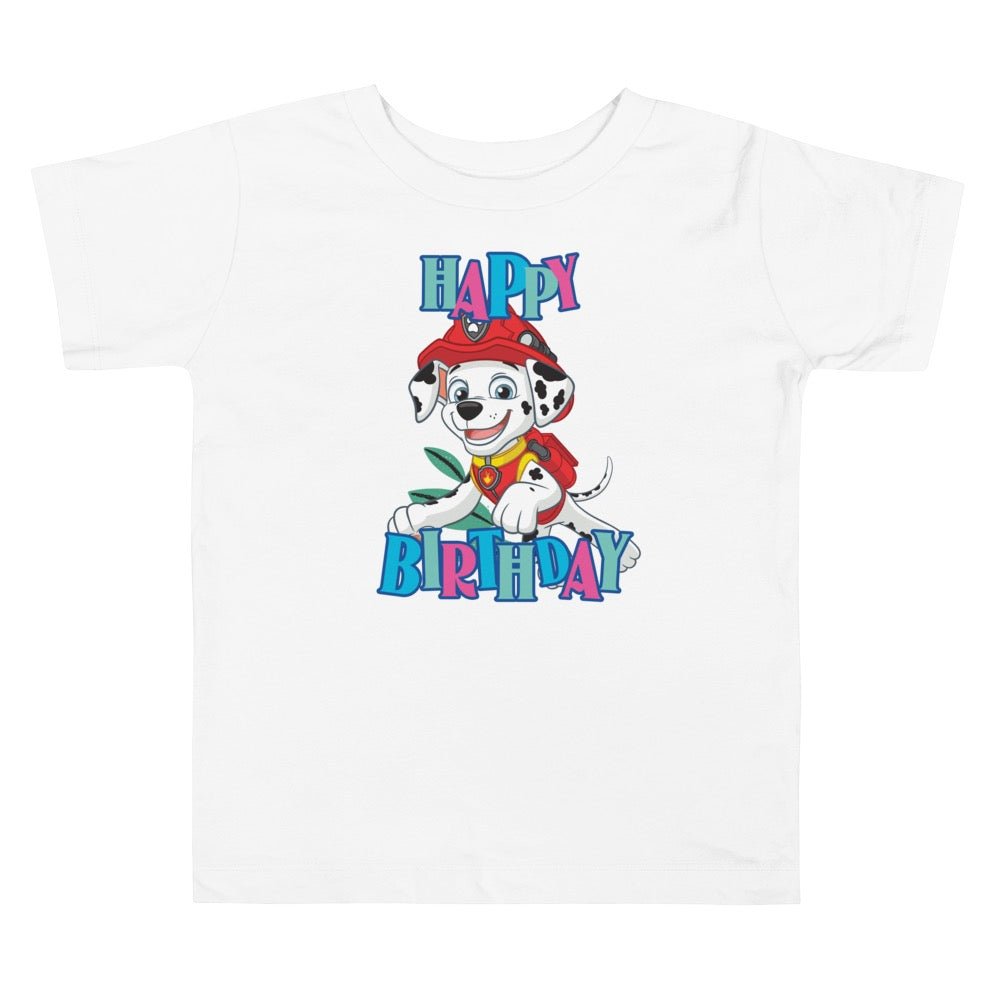 PAW Patrol Personalized Toddler Short Sleeve T - Shirt - Paramount Shop