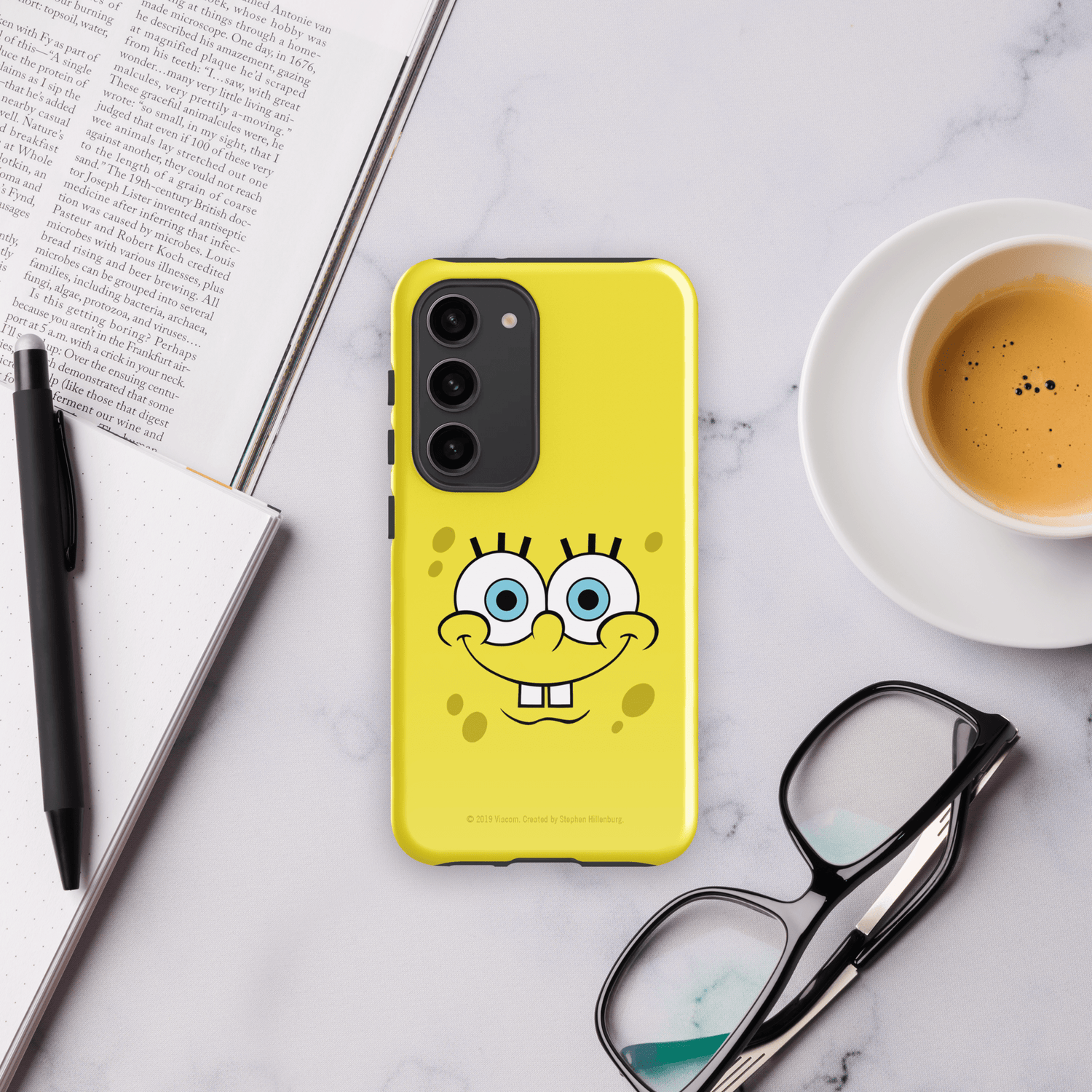 SpongeBob SquarePants Happy Face Tough Phone Case - Samsung - Paramount Shop