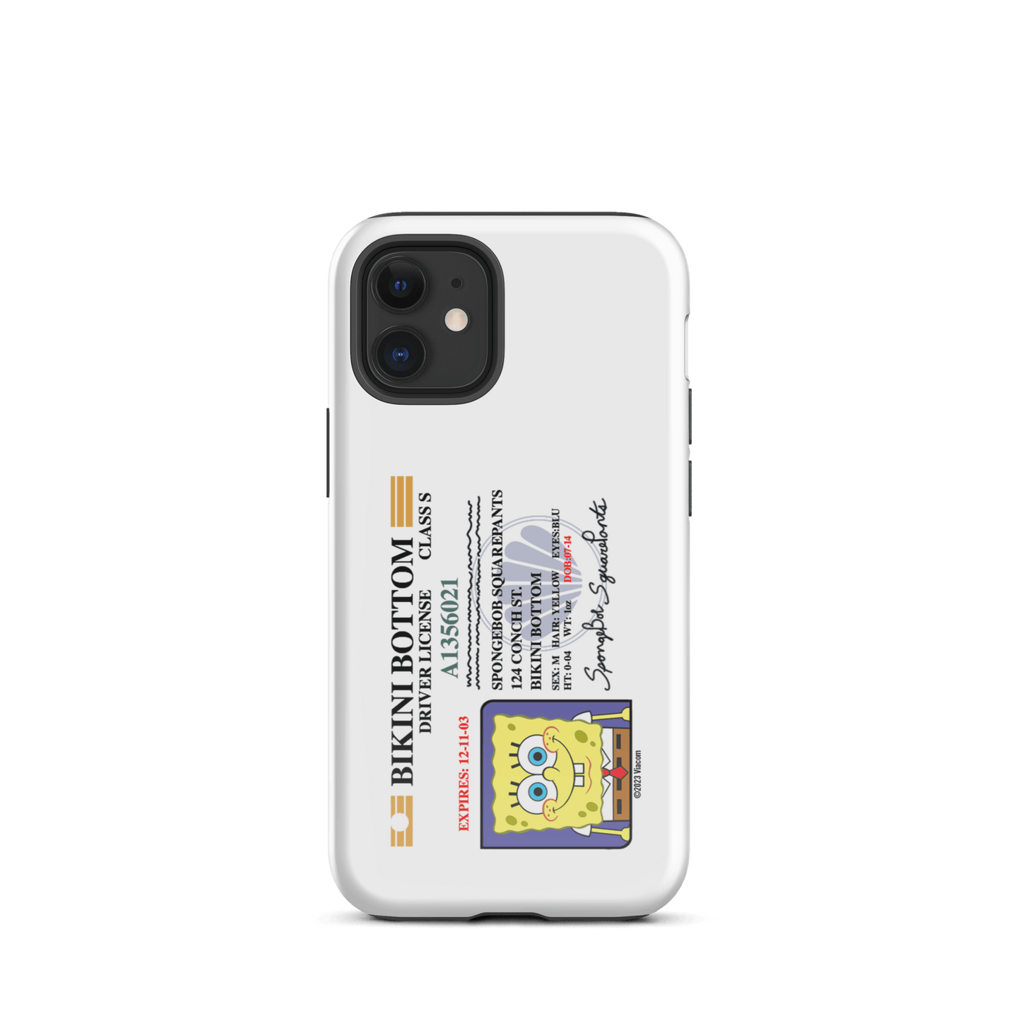 SpongeBob SquarePants SpongeBob Driver's License Tough Phone Case - iPhone - Paramount Shop