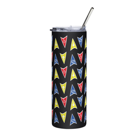 Star Trek Delta Stainless Steel Tumbler with Straw - Paramount Shop