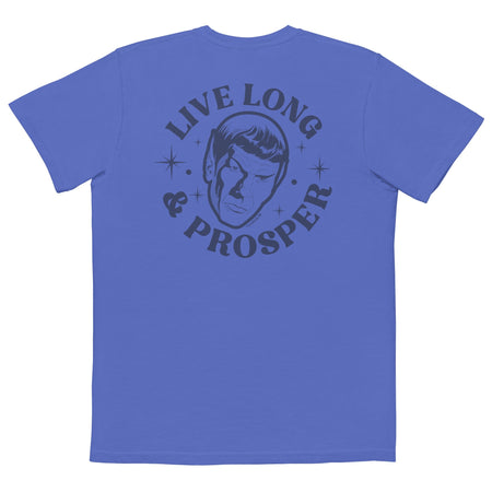 Star Trek Live Long And Prosper Comfort Colors Pocket T - Shirt - Paramount Shop