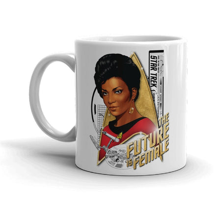 Star Trek: The Original Series Uhura The Future is Female White Mug - Paramount Shop