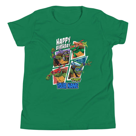 Teenage Mutant Ninja Turtles: Mutant Mayhem Personalized Birthday Kids T - Shirt - Paramount Shop