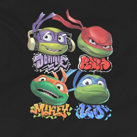 Teenage Mutant Ninja Turtles: Mutant Mayhem Turtle Faces Kids T - Shirt - Paramount Shop