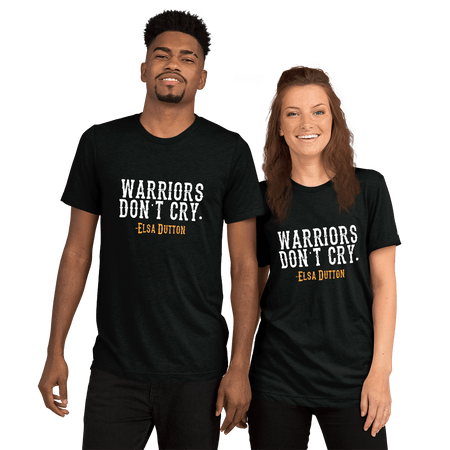 Yellowstone 1883 Warriors Don't Cry Adult Tri - Blend T - Shirt - Paramount Shop