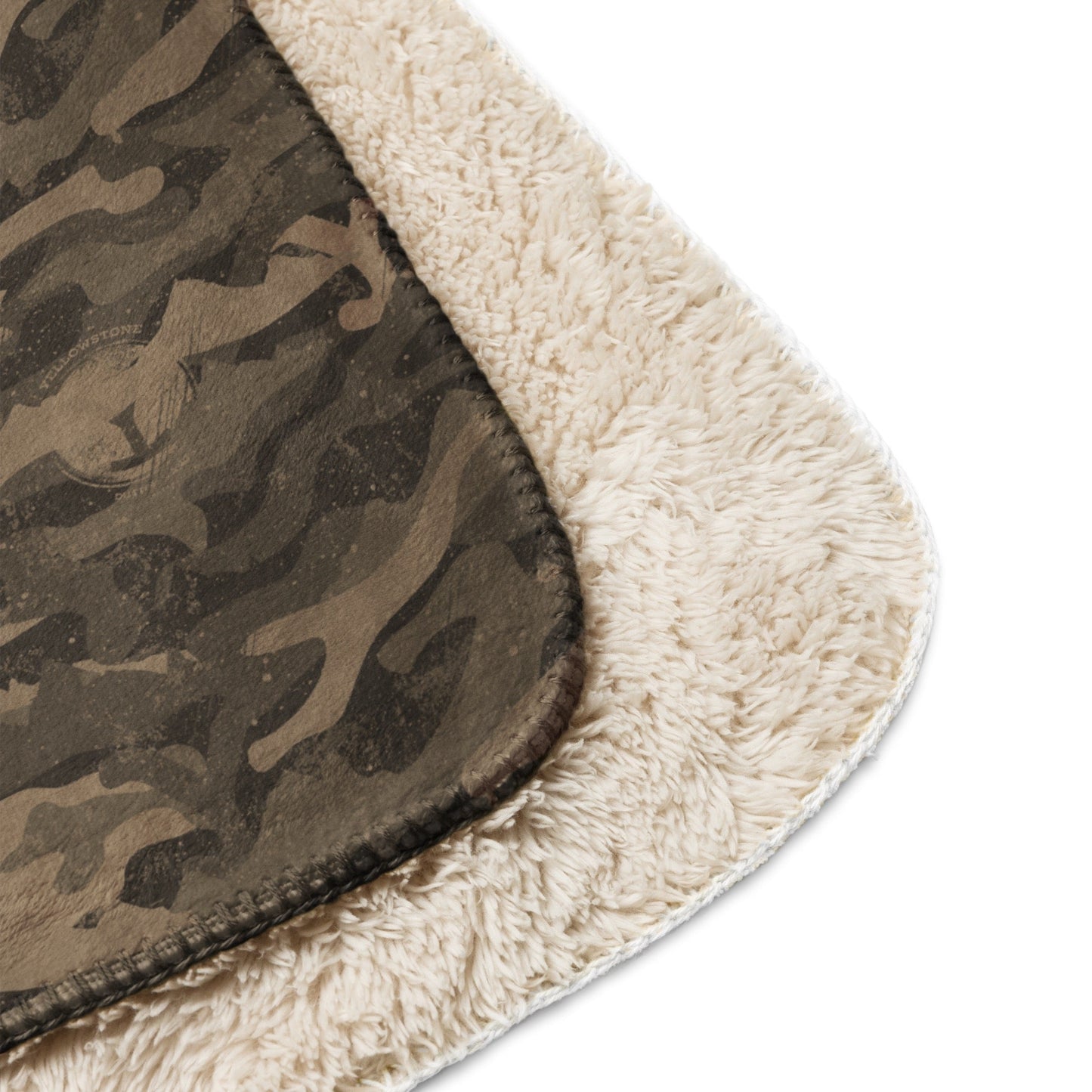 Yellowstone Camo Sherpa Blanket - Paramount Shop