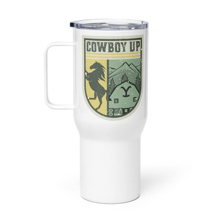 Yellowstone Cowboy Up Badge Tumbler - Paramount Shop