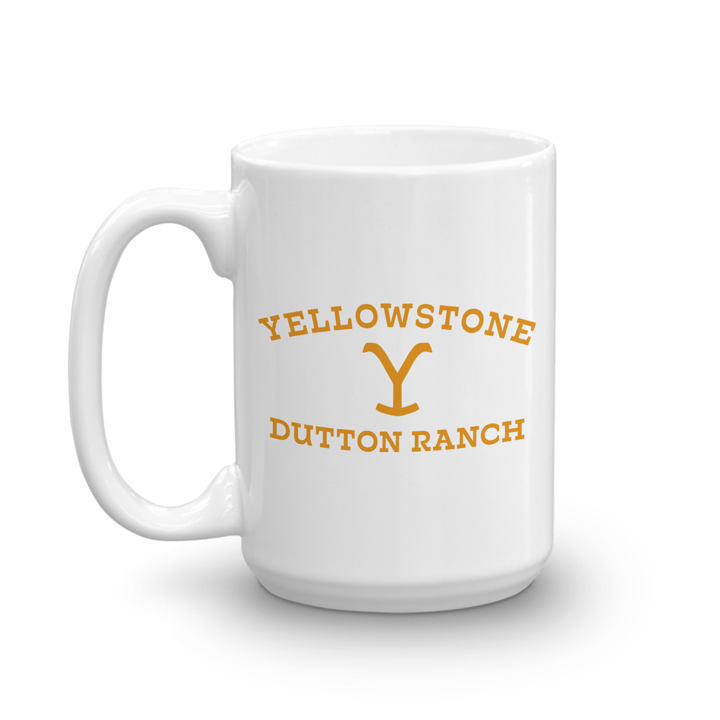 Yellowstone Dutton Ranch Logo White Mug - Paramount Shop