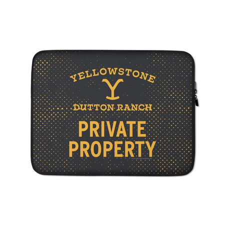 Yellowstone Dutton Ranch Private Property Laptop Sleeve - Paramount Shop