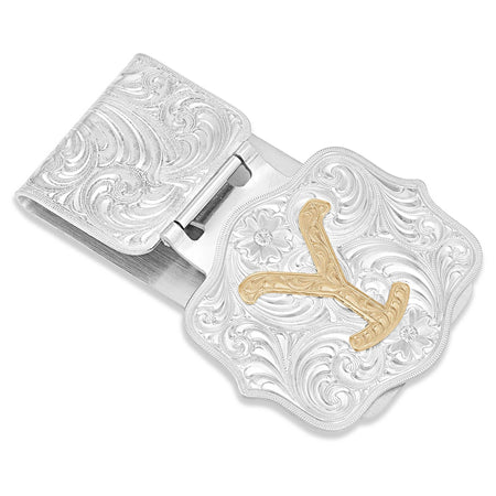 Yellowstone Dutton Y Yellowstone Silver Money Clip - Paramount Shop