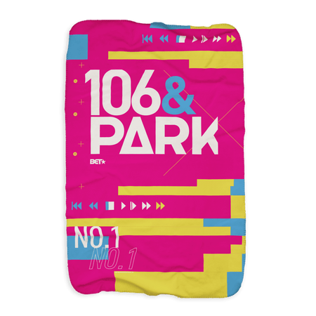 106 & Park Composition Sherpa Blanket - Paramount Shop