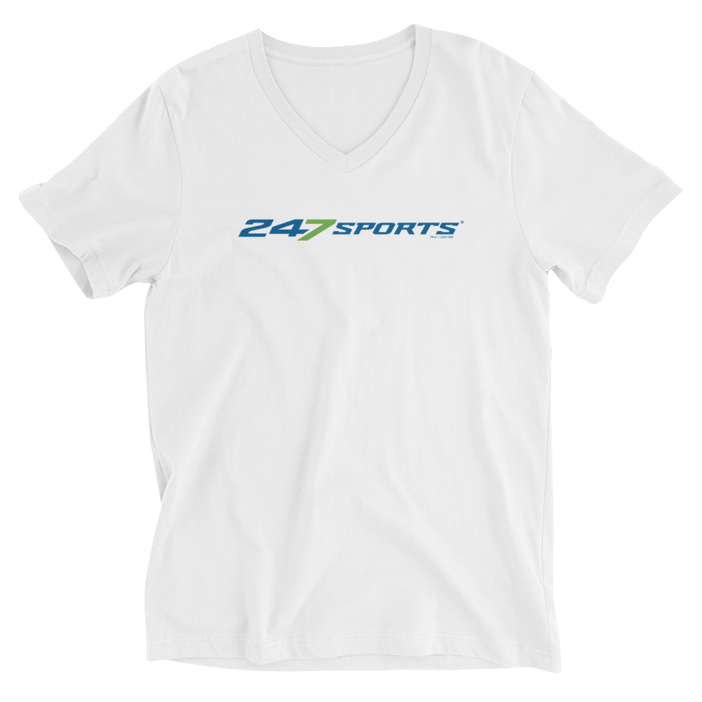 247 Sports Logo V - Neck Short Sleeve T - Shirt - Paramount Shop