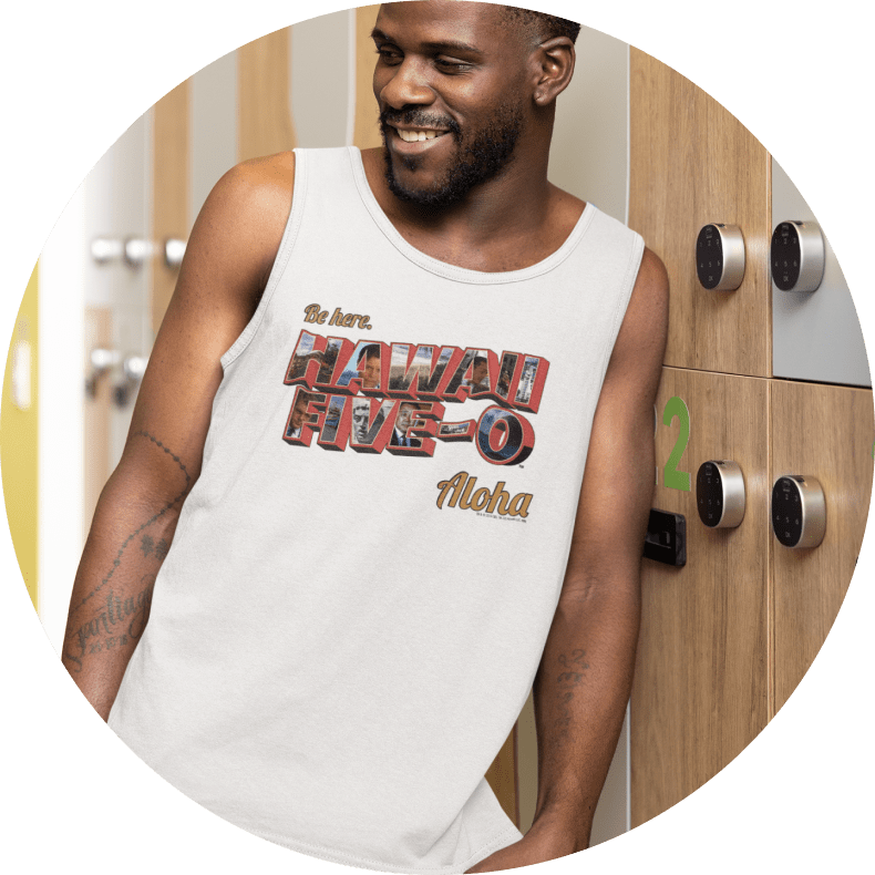 Hawaii Five-0 HI50-Aloha Adultos Camiseta de tirantes