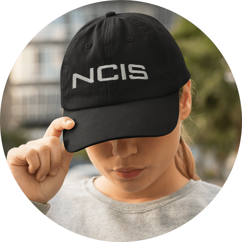 NCIS Chapeau brodé agent spécial