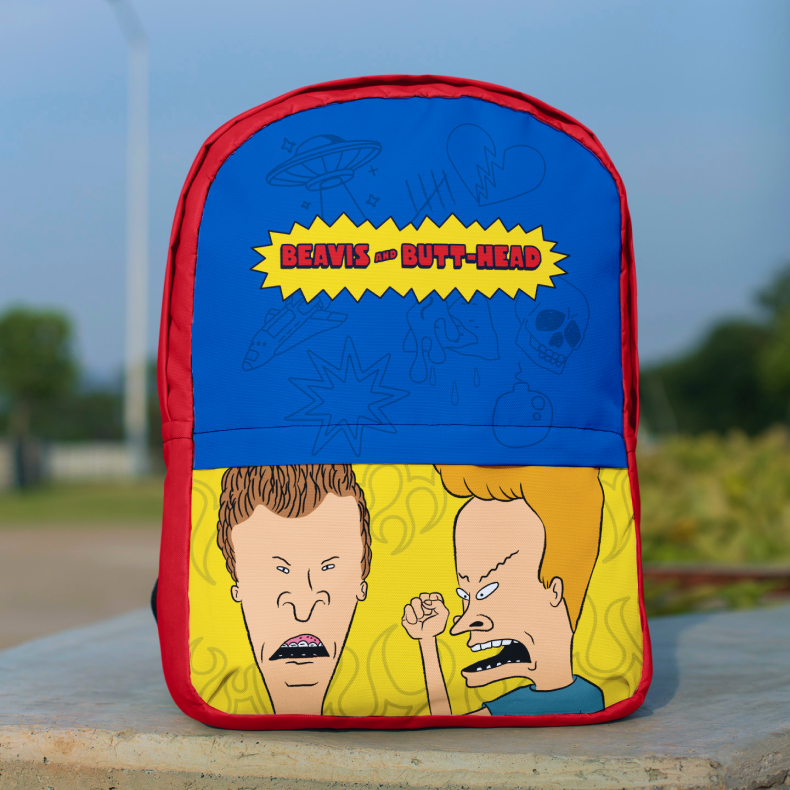 Beavis und Butt-Head Logo Premium-Rucksack