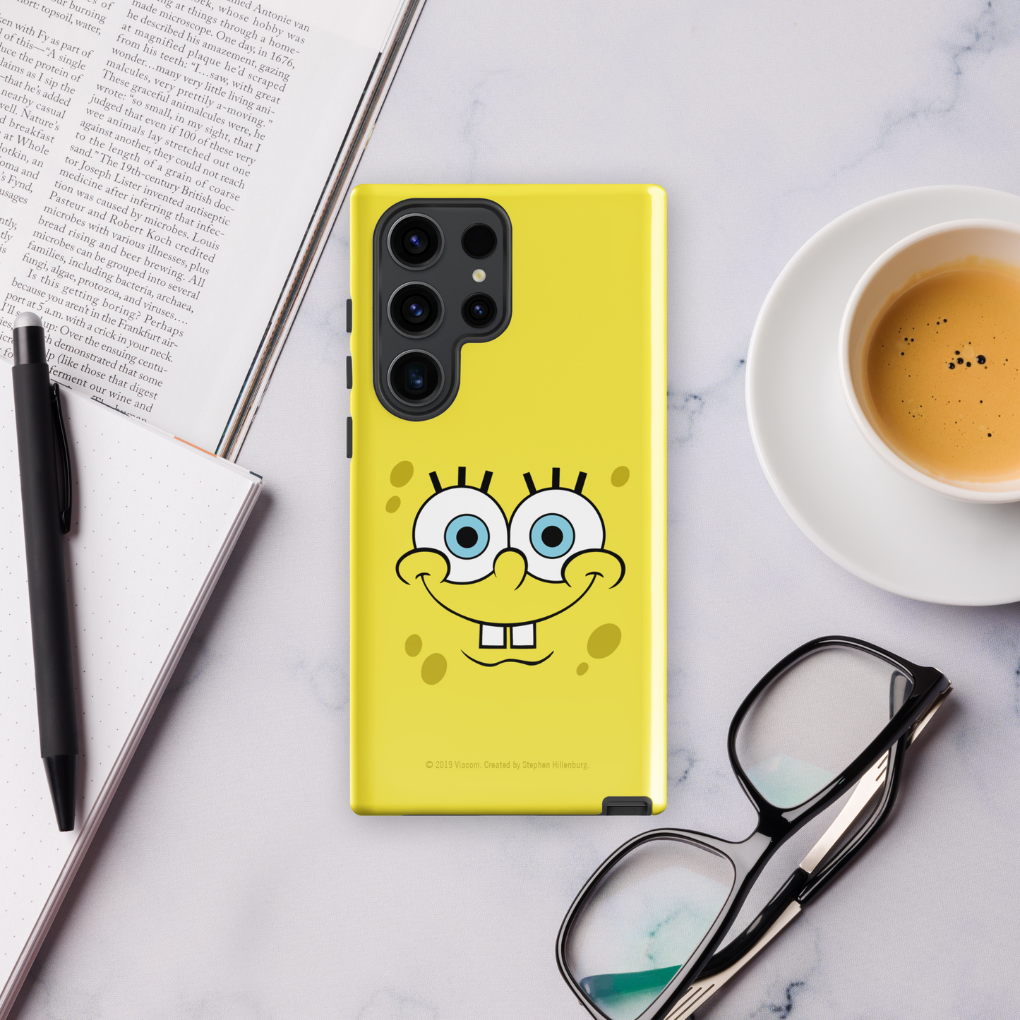 SpongeBob SquarePants Happy Face Tough Phone Case - Samsung - Paramount Shop