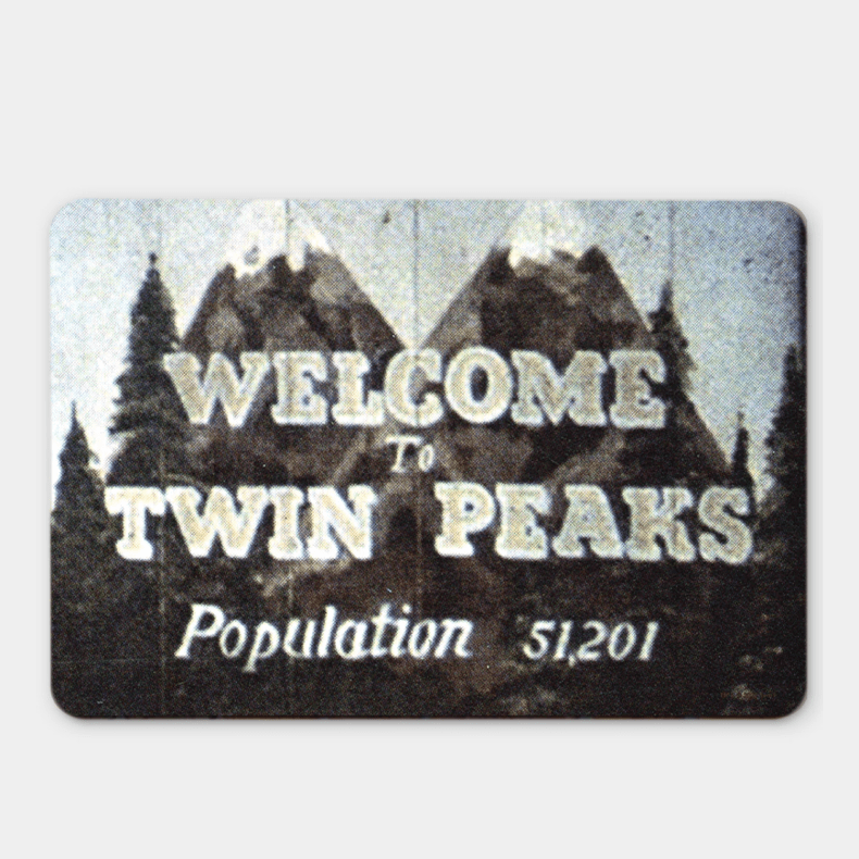 Twin Peaks Bienvenue au logo Metal Sign