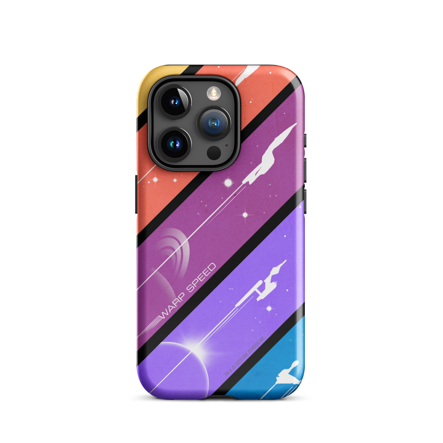 Star Trek Color Block Warp Speed Tough Phone Case - iPhone