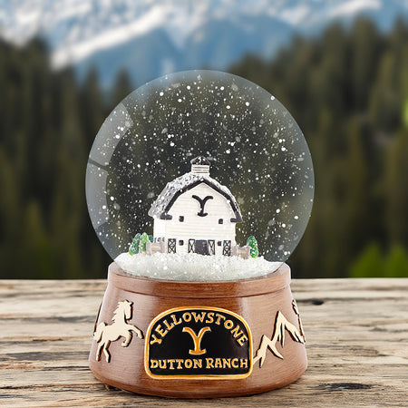 Yellowstone Ranch Dutton Snow Globe