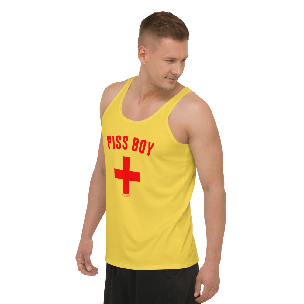 As Seen On Comedy Central Piss Boy Adult All - Over Print Tank Top - Paramount Shop