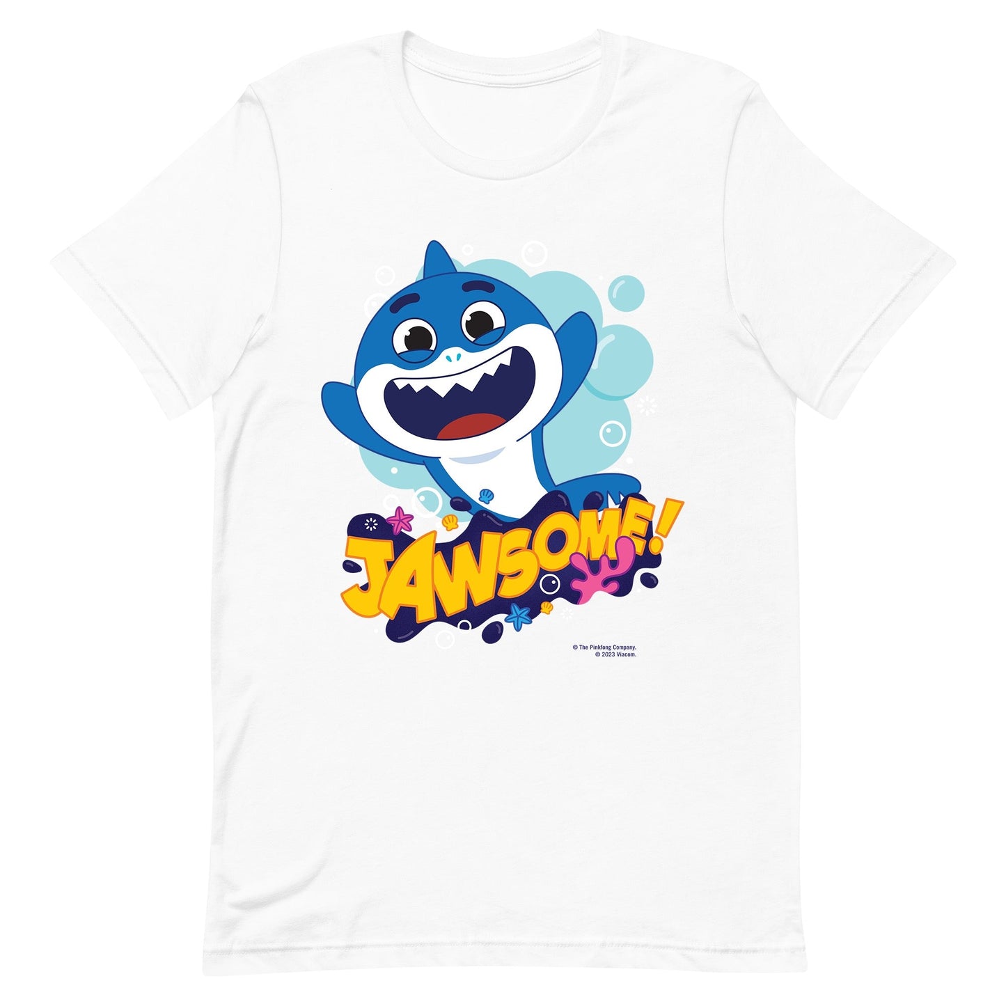 Baby Shark's Big Show Daddy Shark Personalized Adult Short Sleeve T - Shirt - Paramount Shop