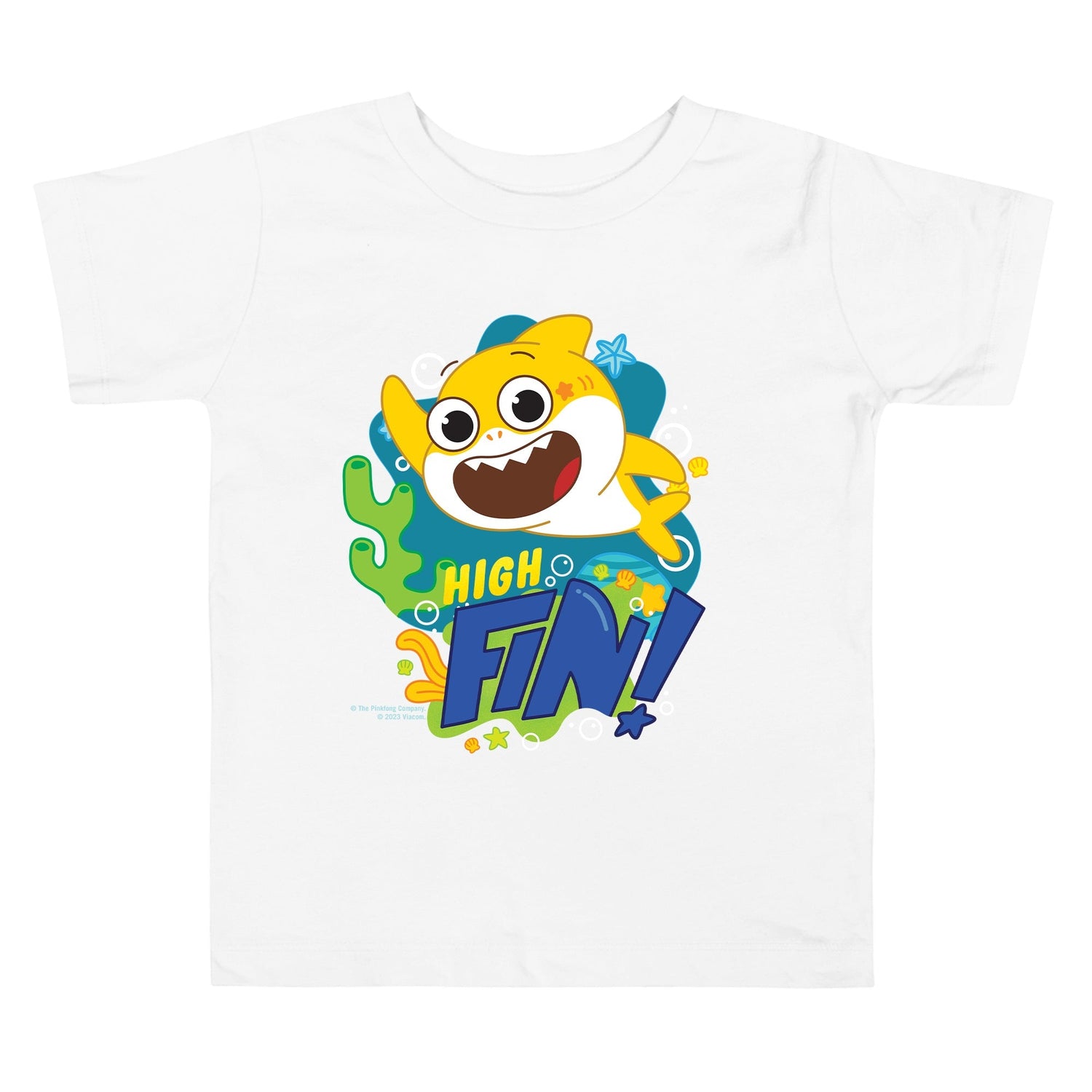 Baby Shark's Big Show Personalized Toddler Short Sleeve T - Shirt - Paramount Shop