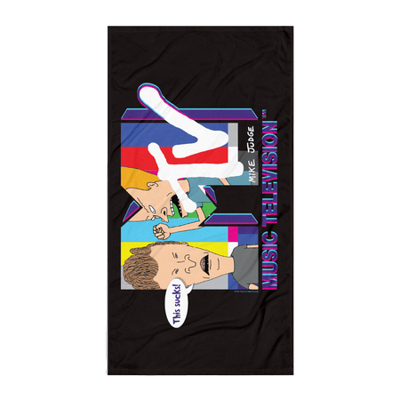 Beavis and Butt - Head MTV Logo Beach Towel - Paramount Shop