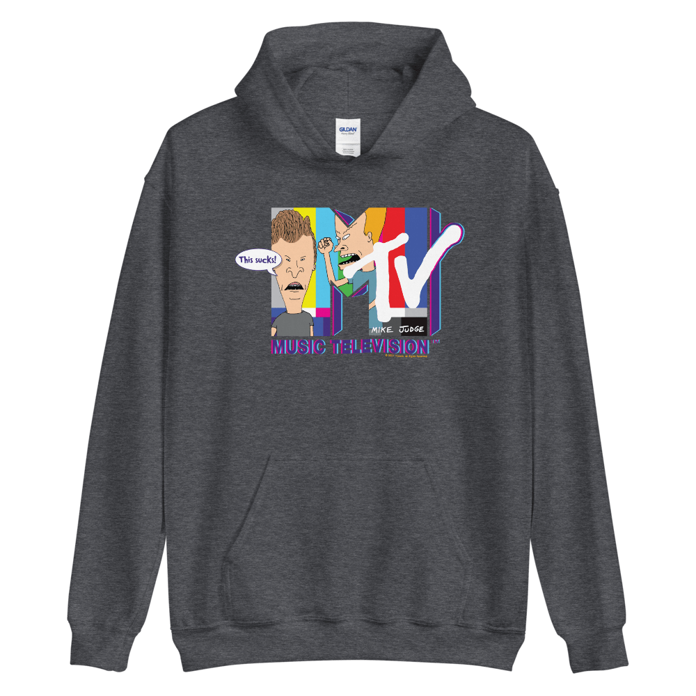 Beavis and Butt - Head MTV Logo Hooded Sweatshirt - Paramount Shop