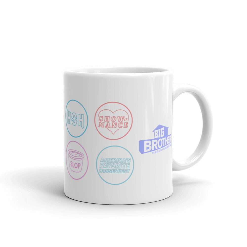 Big Brother Logo Mash Up White Mug - Paramount Shop