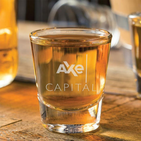 Billions Axe Capital Logo Laser Engraved Shot Glass - Paramount Shop