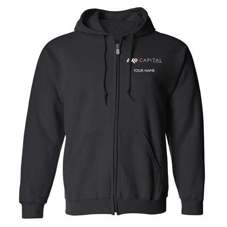 Billions Axe Capital Personalized Fleece Zip - Up Hooded Sweatshirt - Paramount Shop