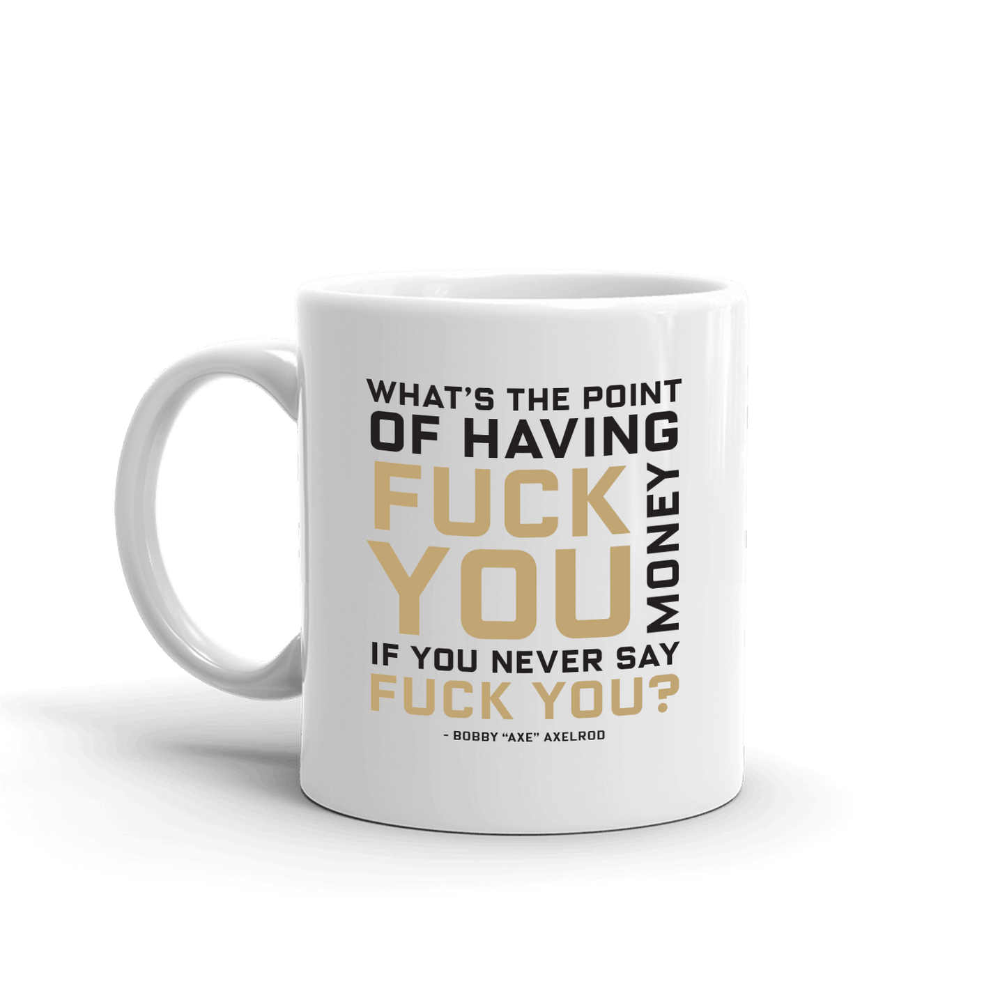 Billions What's the Point White Mug - Paramount Shop