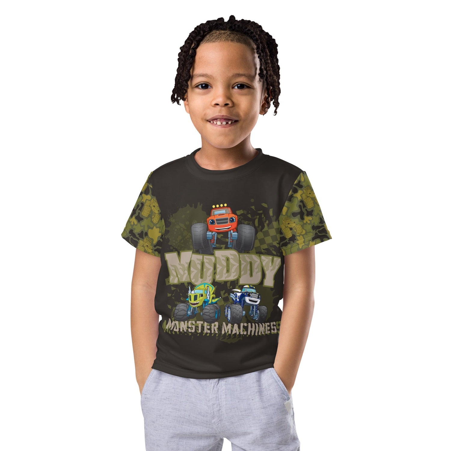 Blaze & The Monster Machines Muddy Monster Machine Kids T - Shirt - Paramount Shop