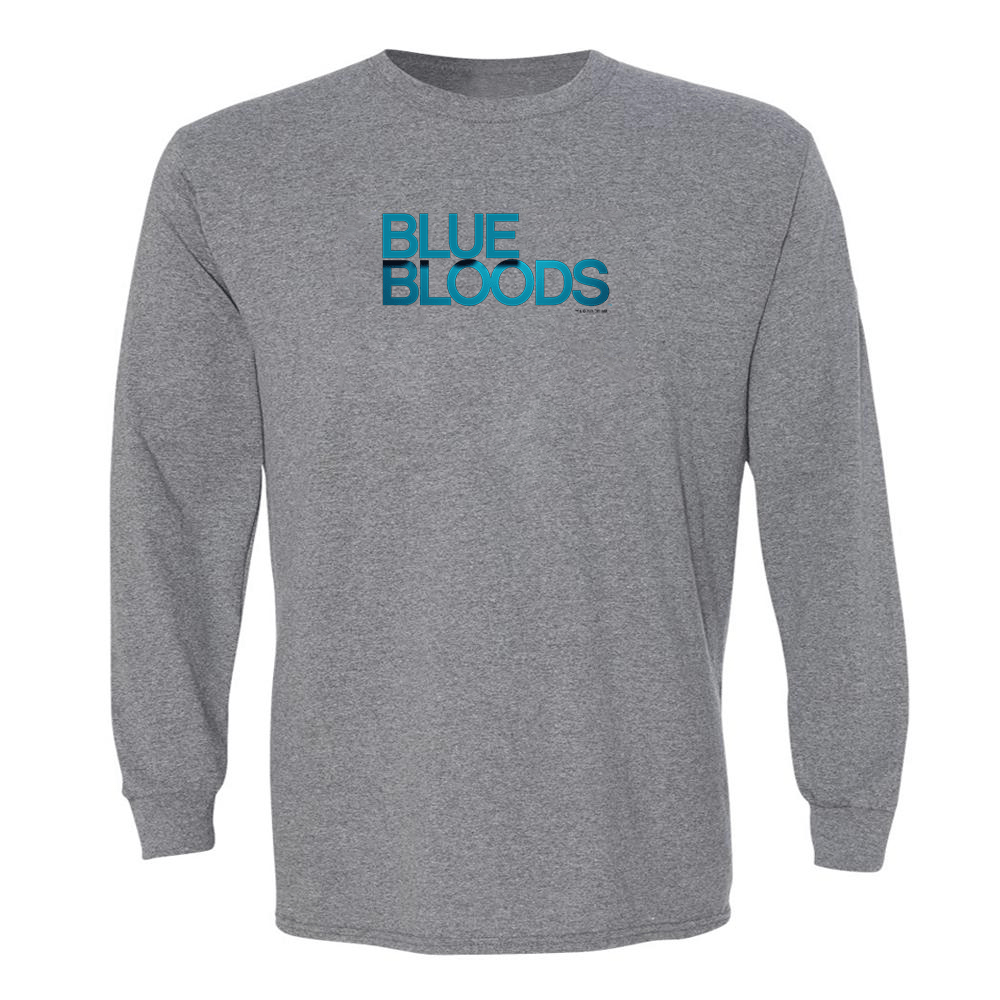 Blue Bloods Logo Adult Long Sleeve T - Shirt - Paramount Shop