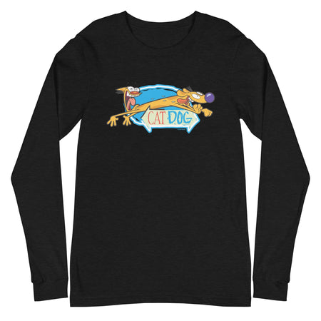 CatDog Crazy Eyes Adult Long Sleeve Shirt - Paramount Shop