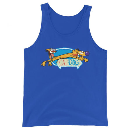 CatDog Crazy Eyes Adult Tank Top - Paramount Shop