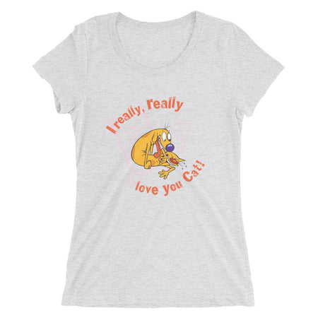 CatDog Really Love You Cat Women's Short Sleeve T - Shirt - Paramount Shop