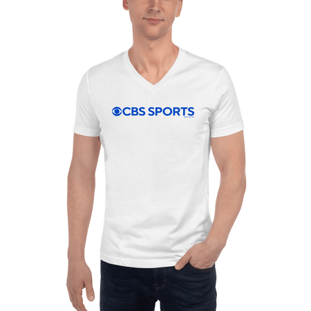 CBS Sports Logo V - Neck Short Sleeve T - Shirt - Paramount Shop