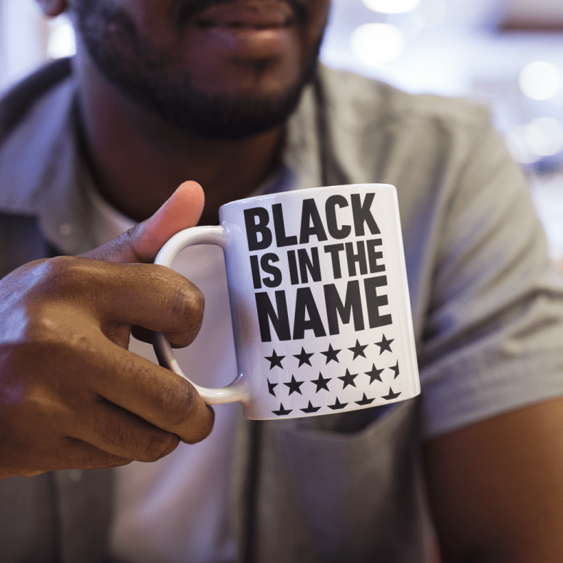 BET Black Is In The Name White Mug