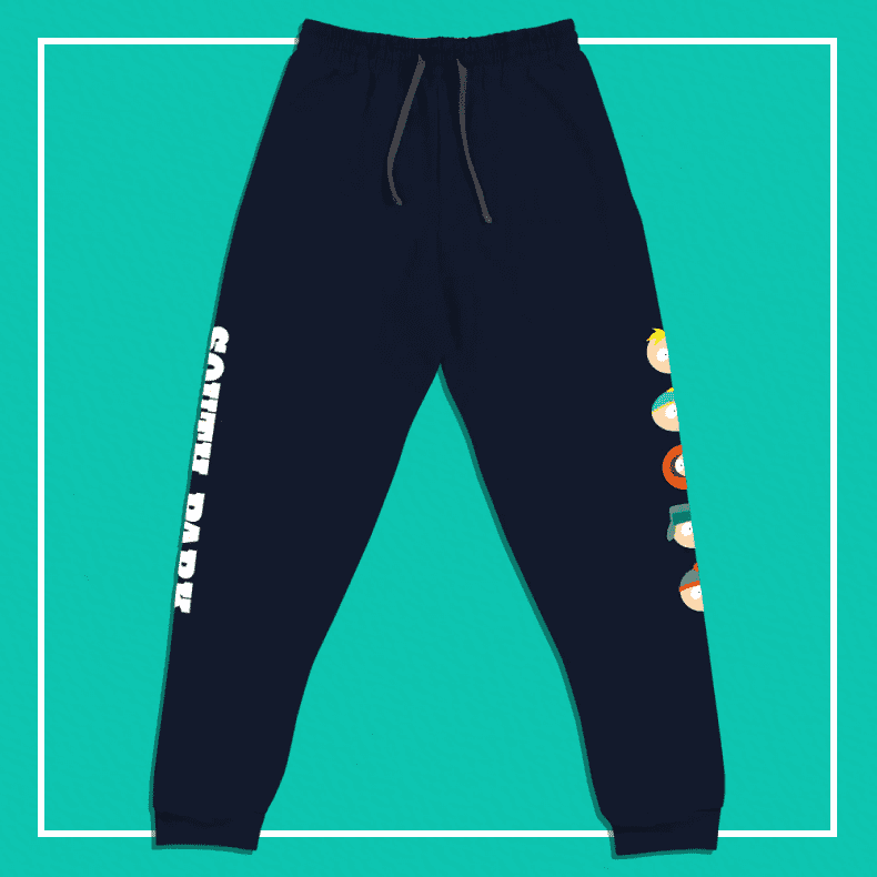 South Park Characters Adult Fleece Joggers