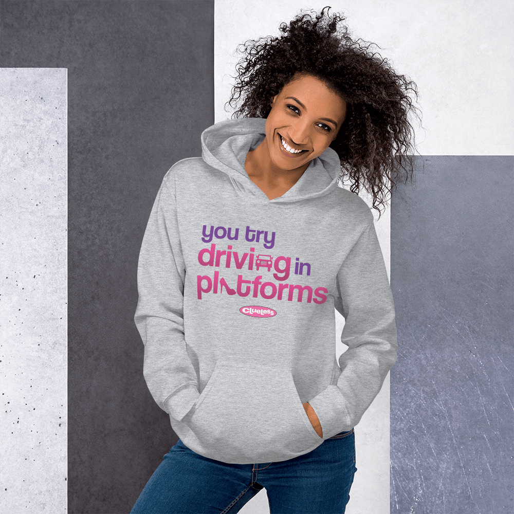 Clueless Driving In Platforms Hooded Sweatshirt - Paramount Shop