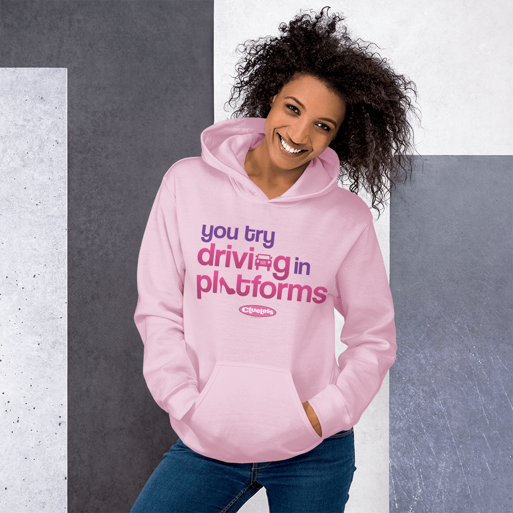 Clueless Driving In Platforms Hooded Sweatshirt - Paramount Shop