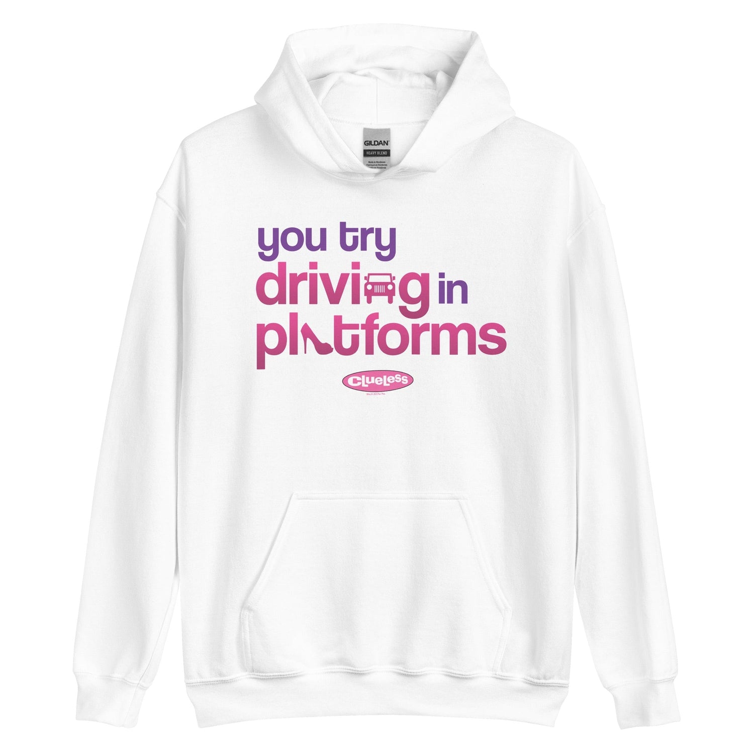 Clueless Driving In Platforms Hooded Sweatshirt - Paramount Shop