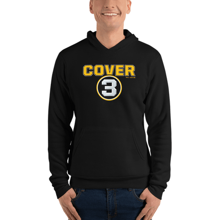 Cover 3 Logo Adult Fleece Hooded Sweatshirt - Paramount Shop