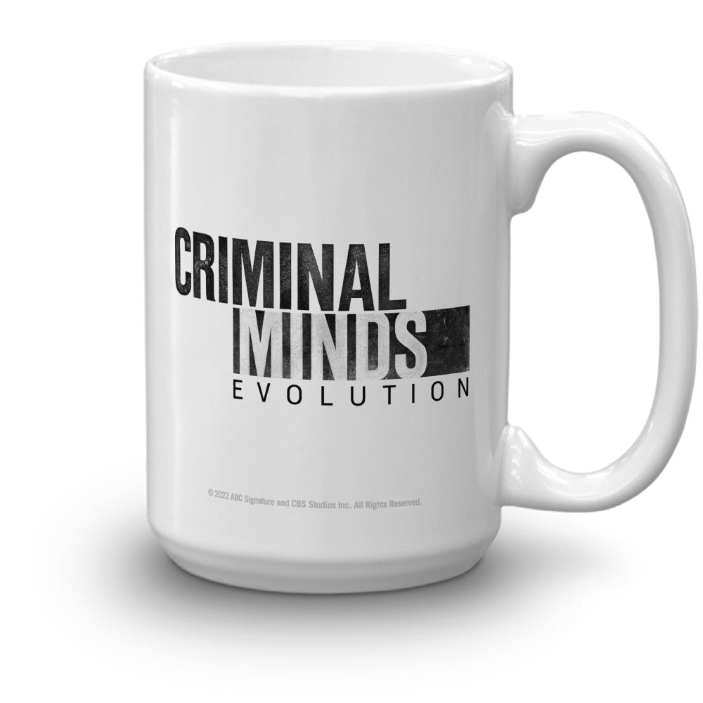 Criminal Minds Evolution Logo White Mug - Paramount Shop