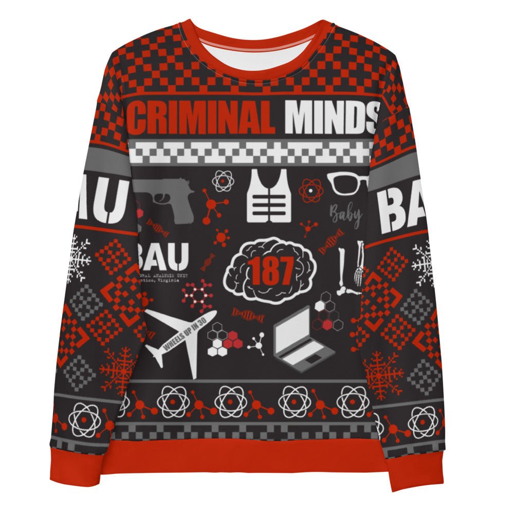 Criminal Minds Icon Mashup Holiday Sweatshirt - Paramount Shop