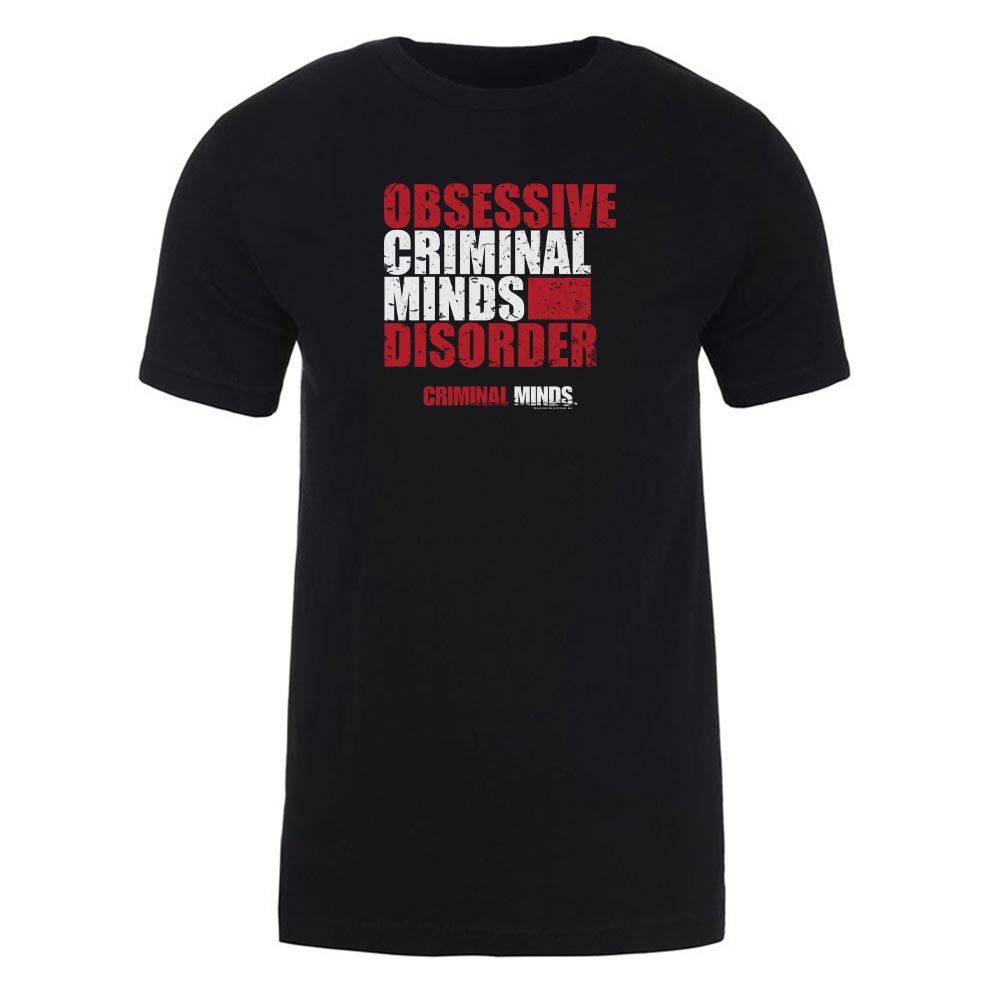 Criminal Minds Obsessive Criminal Minds Disorder Adult Short Sleeve T - Shirt - Paramount Shop